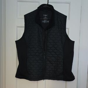 L.L. Bean Black Quilted Vest